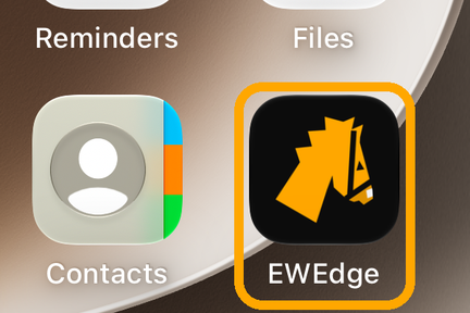 EWEdge on the Home Screen